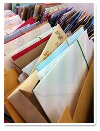 文通村に届くお手紙たち